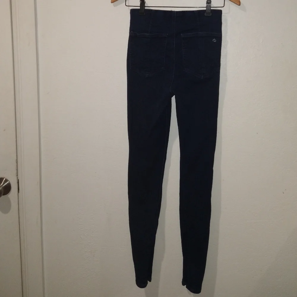 RAG & BONE Nina High Rise Pull On Slim Jeans - Picture 5 of 11